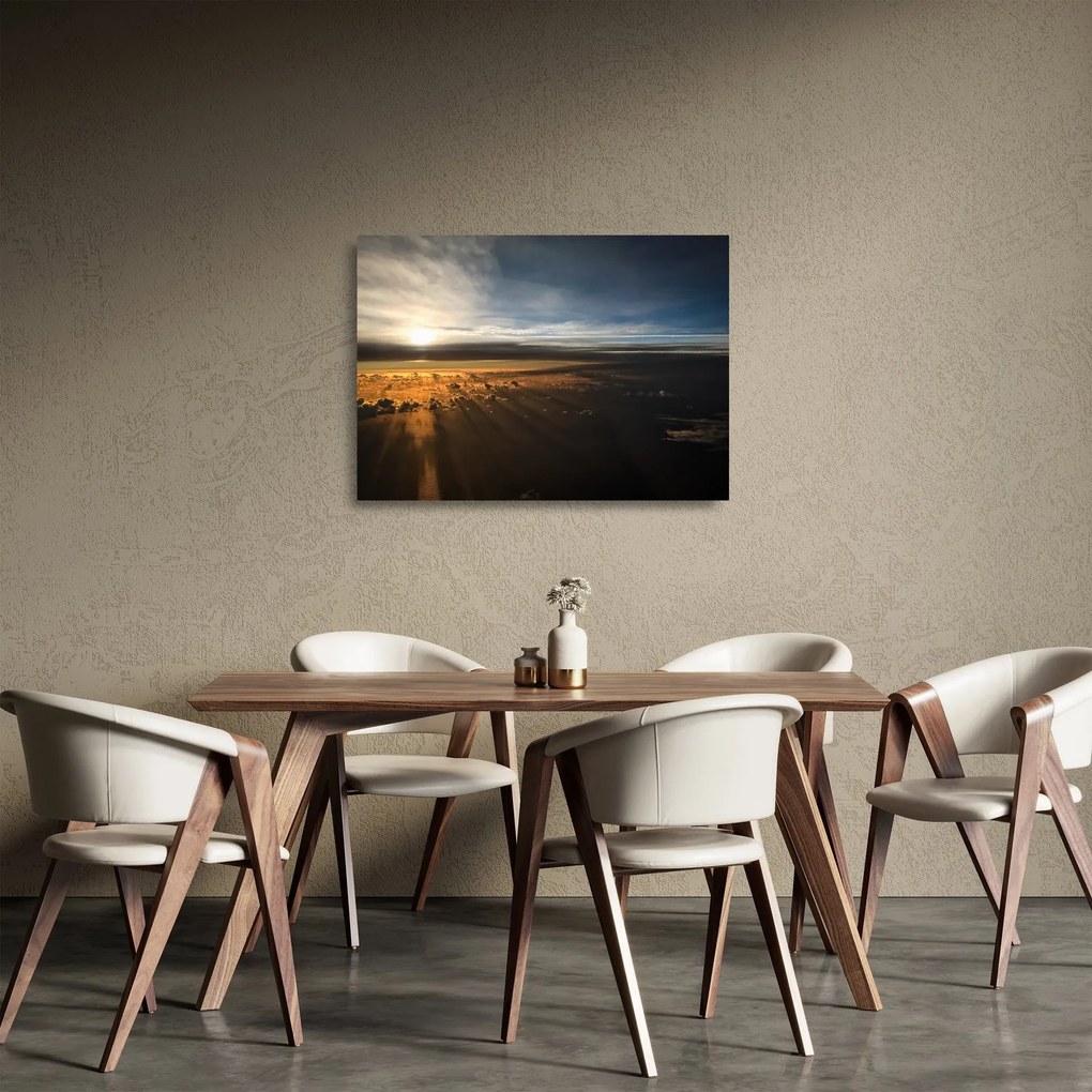 Sklenený obraz neba (70x50 cm)