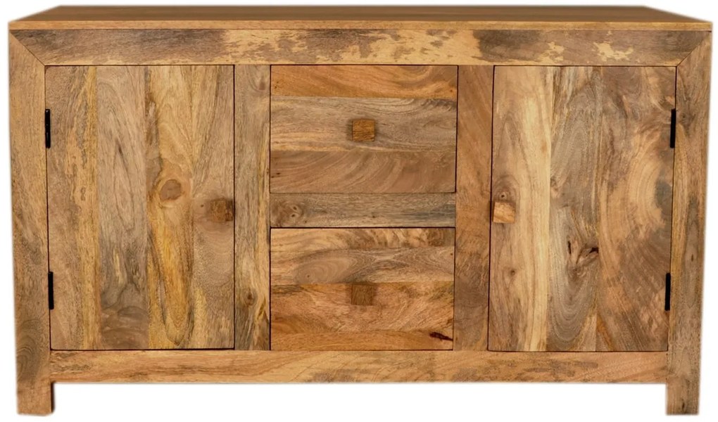 furniture-nabytek.cz - Koupelnová skříňka 120 cm z mangového dřeva 120x70x45
