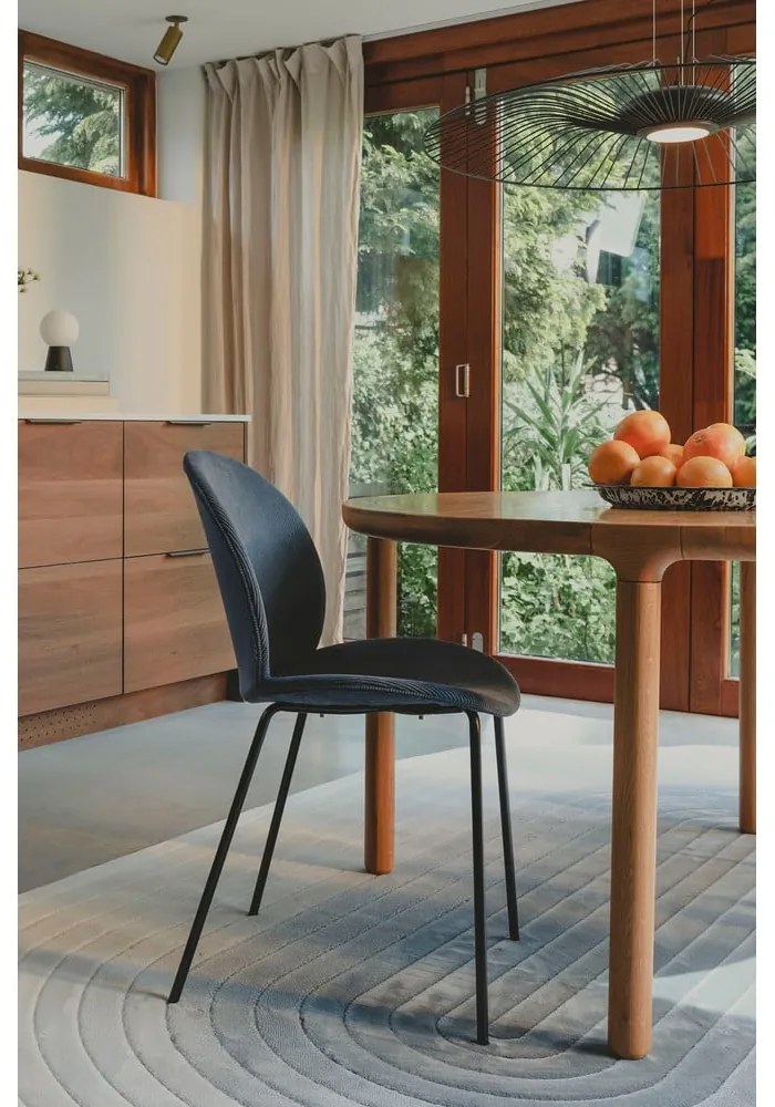 Tmavomodré jedálenské stoličky v súprave 2 ks Bonnet - Zuiver