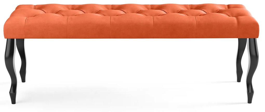 Lavica CHESTERFIELD 40x40 cm Oranžová