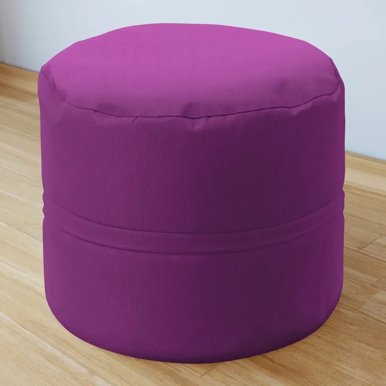 Goldea bavlnený sedacie bobek 50x40 cm - fialový 50 x 40 cm