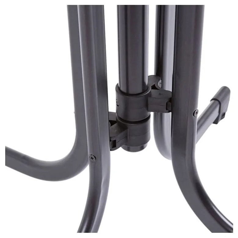 Kovový okrúhly záhradný jedálenský stôl ø 70 cm Pizarra – Dajar