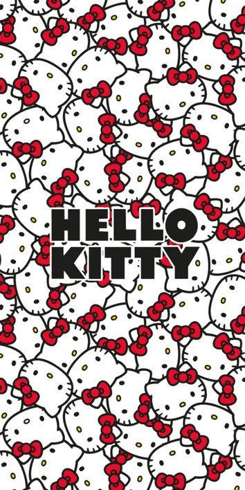 Jerry Fabrics Bavlnená froté osuška 70x140 cm - Hello Kitty