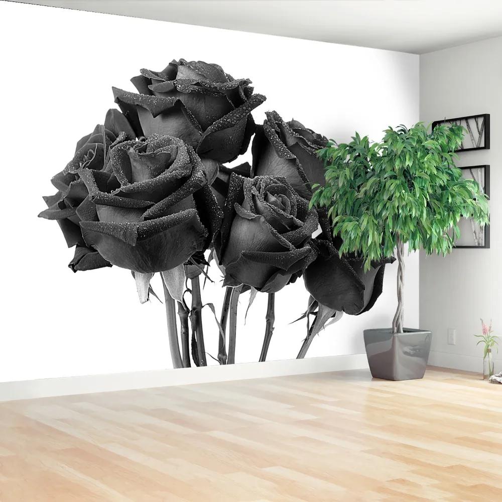 Fototapeta Vliesová Čierne ruže 208x146 cm