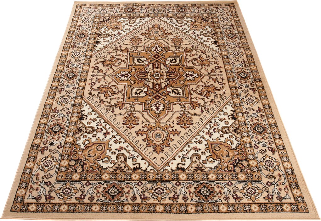 TA Koberec L612A LIGHT BEIGE EUFRAT BGX Béžový (svetlý) Obdĺžnikový Rozmer: 120x170 cm