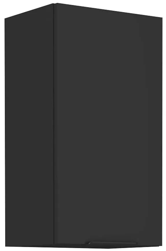 Kuchynská skrinka Siena čierna mat 40g-72 1f