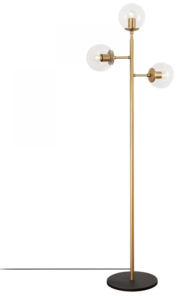 Stojacia lampa Atmaca II 163 cm zlatá