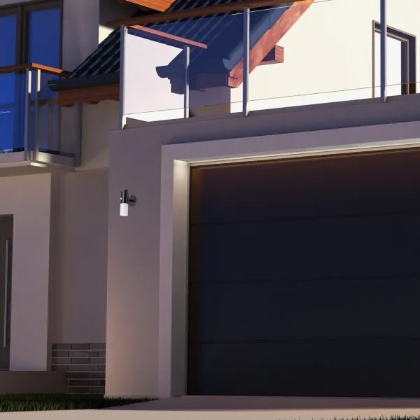 Rabalux 77030 - LED solárne nástenné svietidlo LUTTO LED/1W/3,7V IP44 čierne