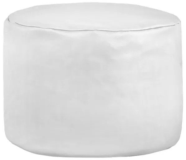 Taburetka Cilindro Biela ekokoža