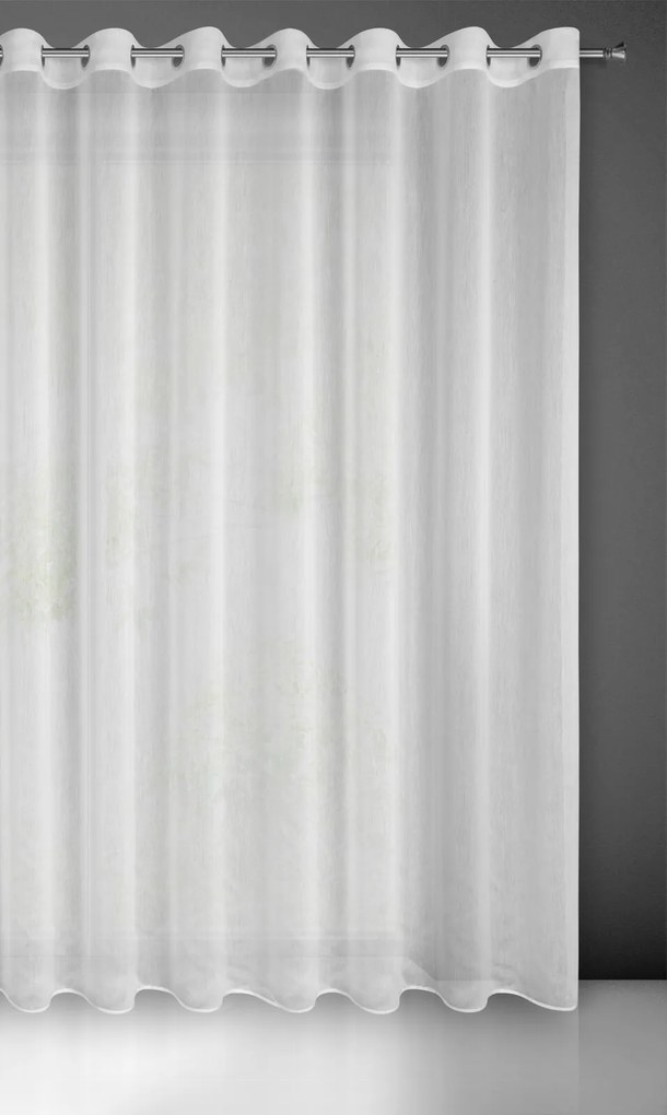 ZÁCLONA NA KRÚŽKOCH LUNA 300 CM X 250 CM BIELA
