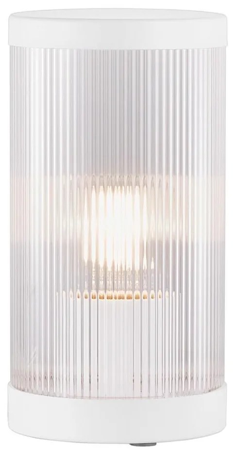 Nordlux - Vonkajšia stolná lampa COUPAR 1xE27/25W/230V IP54 biela NX0348