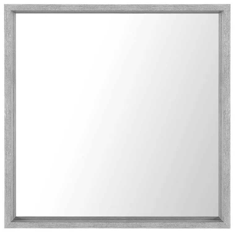 Nástenné zrkadlo 50 x 50 cm sivé BRIGNOLES Beliani