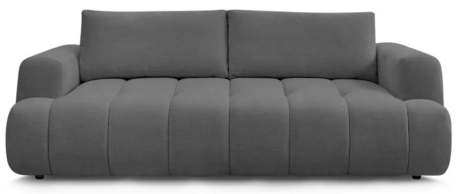 Tmavosivá rozkladacia/s úložným priestorom pohovka 251 cm Fuji – Bobochic Paris