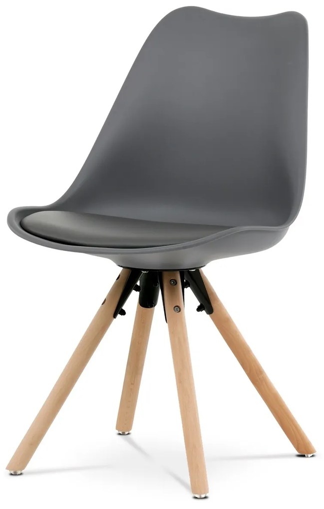 Súprava jedálenských stoličiek CT-762 GREY, 4 ks