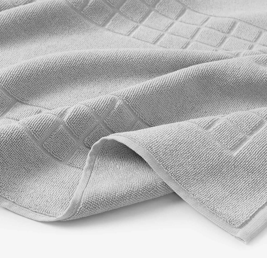 Goldea kúpeľňová froté predložka mozaika – sivá 50 x 70 cm