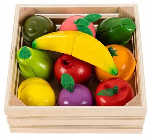 Drevené ovocie s magnetom pre deti | 10ks