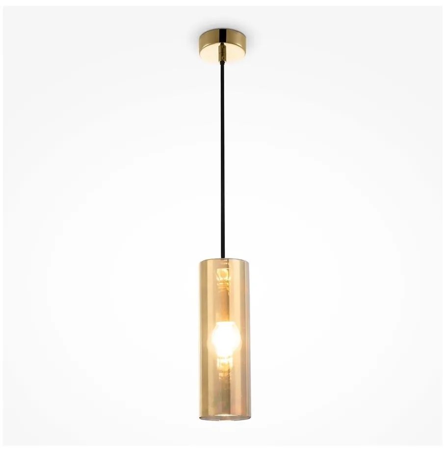 Maytoni P011PL-01G - Luster na lanku GIOIA 1xE14/40W/230V zlatá