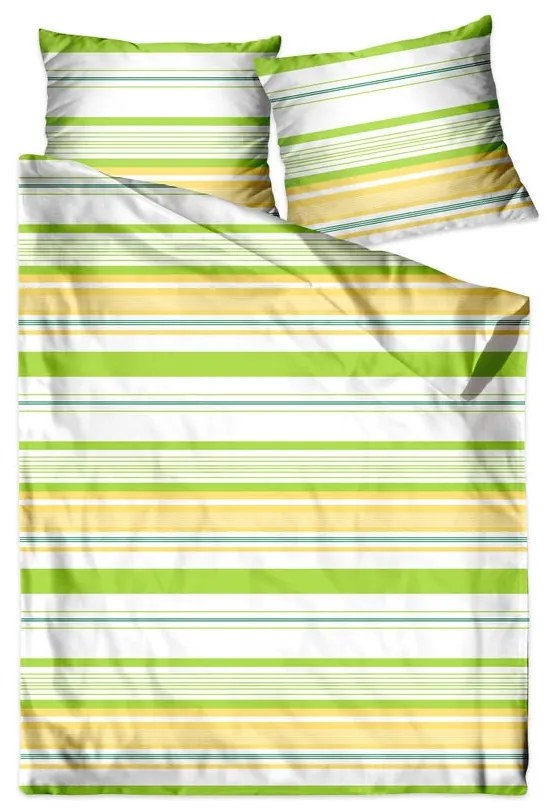 Bavlnené obliečky premium v zelenej farbe Rozmer: 160x200 cm | 2 x 70x80 cm