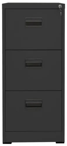 vidaXL Kartotéka antracitová 46x62x102,5 cm oceľová-