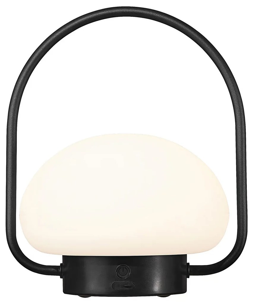 Nordlux Čierna prenosná LED lampa Sponge To Go 4,8W 2018145003