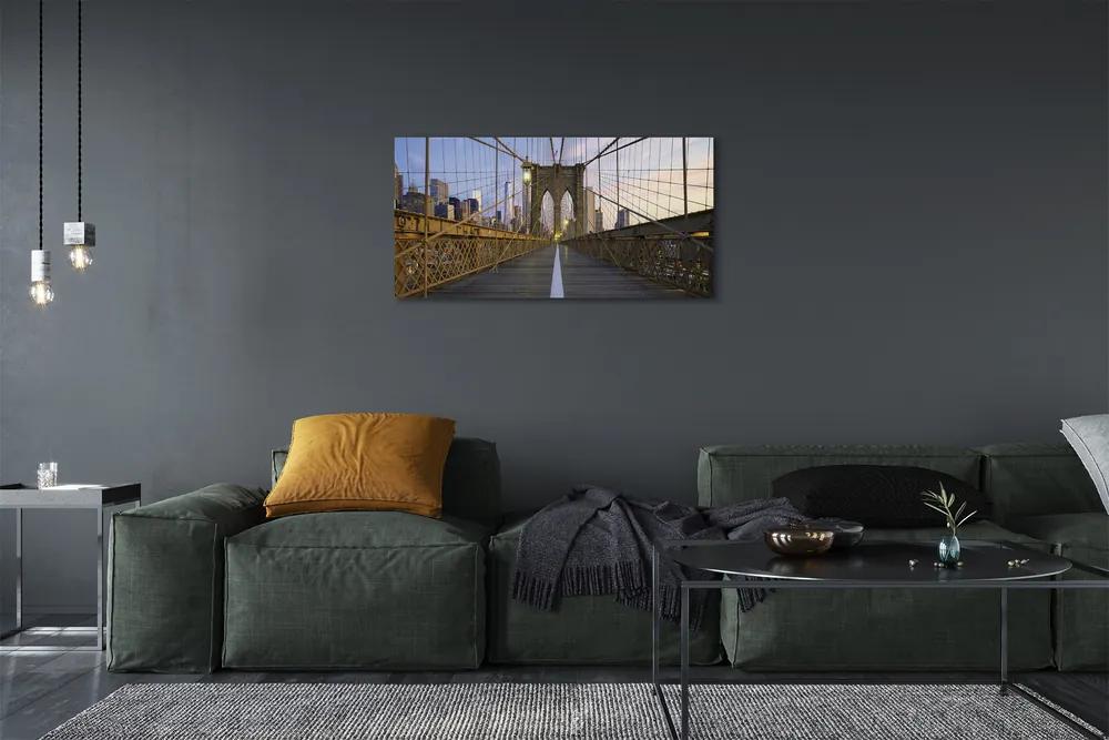 Obraz na plátne Stĺpec most slnko 125x50 cm