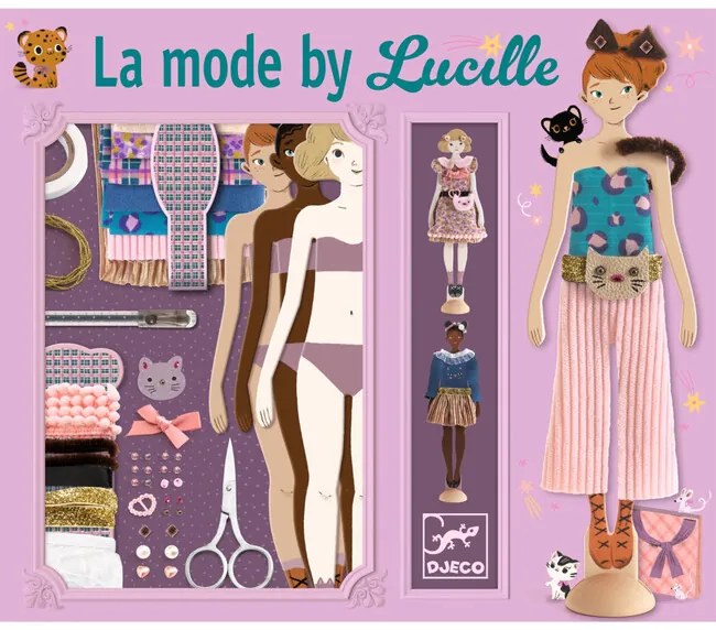Djeco Kreatívna Sada módna návrhárka Lucille