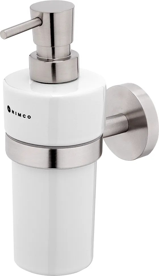 Nimco Dávkovač tekutého mydla keramický, pumpička nerez UNIX - UNM 13031KN-T-10