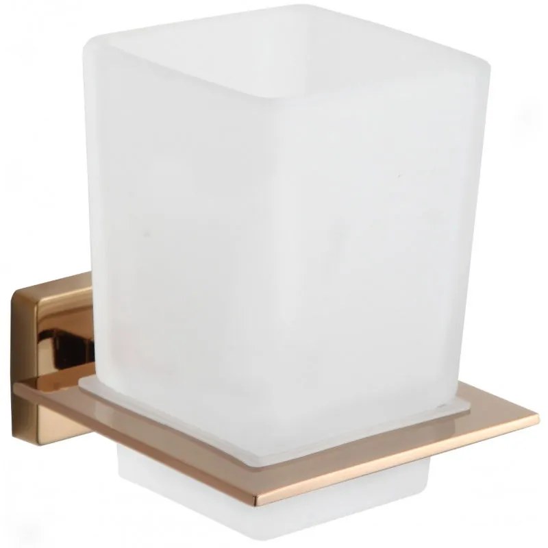 Mexen príslušenstvo, ARNO držiak na kefku, ružová zlatá, 7020738-60