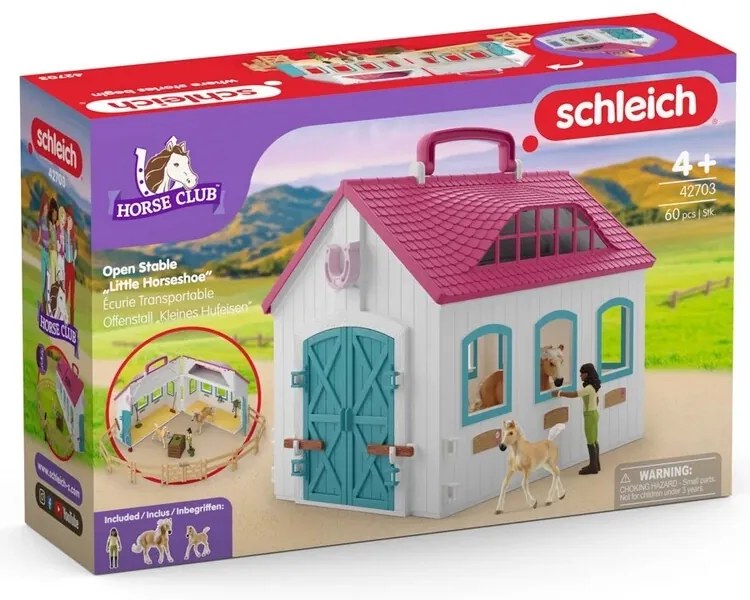 Schleich 42703 Otváracia stajňa "Litte Horseshoe"