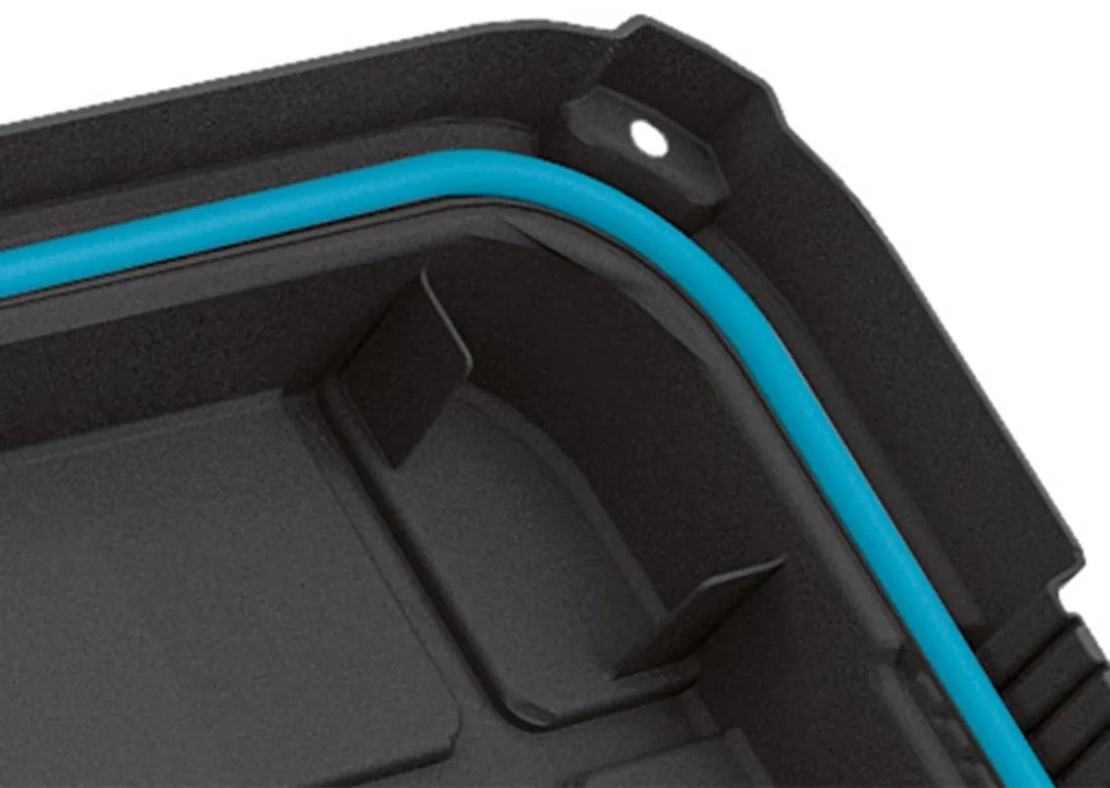 Úložný box z recyklovaného plastu s vekom, Scuba M - 43 l, 34x49,5x39 cm