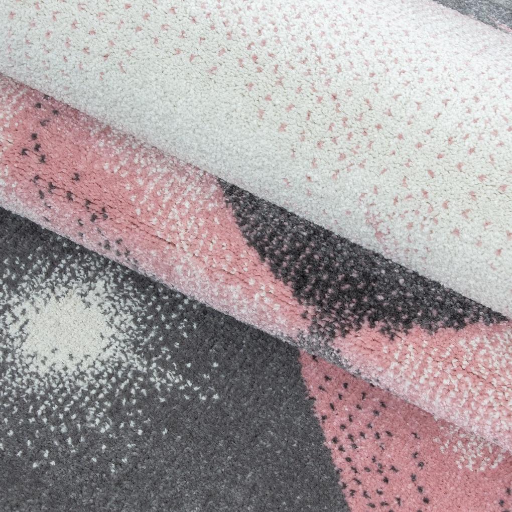 Ayyildiz koberce Detský kusový koberec Bambi 810 pink kruh - 120x120 (priemer) kruh cm