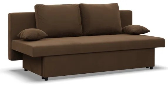 Pohovka NOLA rozkladacia, hnedá