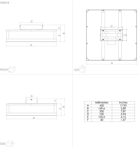 Eglo 390018 - LED Stmievateľné stropné svietidlo MACELLARA LED/29,4W/230V + DO