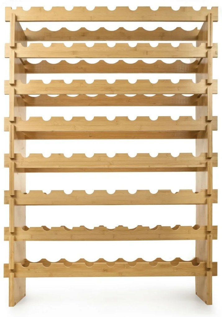 G21 Bambusový stojan na víno, 72 fliaš, L