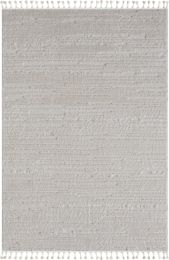 Kusový koberec Enya weiß, 140x200, biela, chodba / predsieň, My Flair