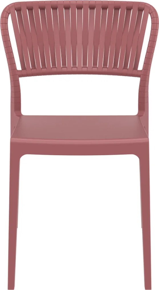 PORTOFINO záhradná stolička s podrúčkami marsala