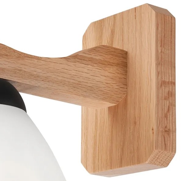 Nástenné svietidlo ADRIANO 1xE27/60W/230V dub