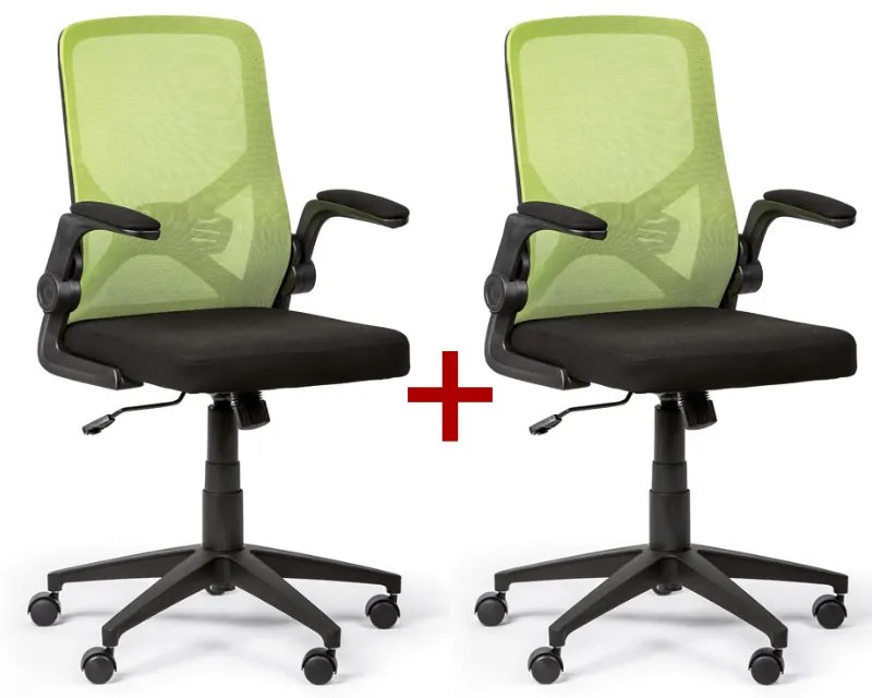 Kancelárska stolička FLEXI 1+1 ZADARMO, zelená