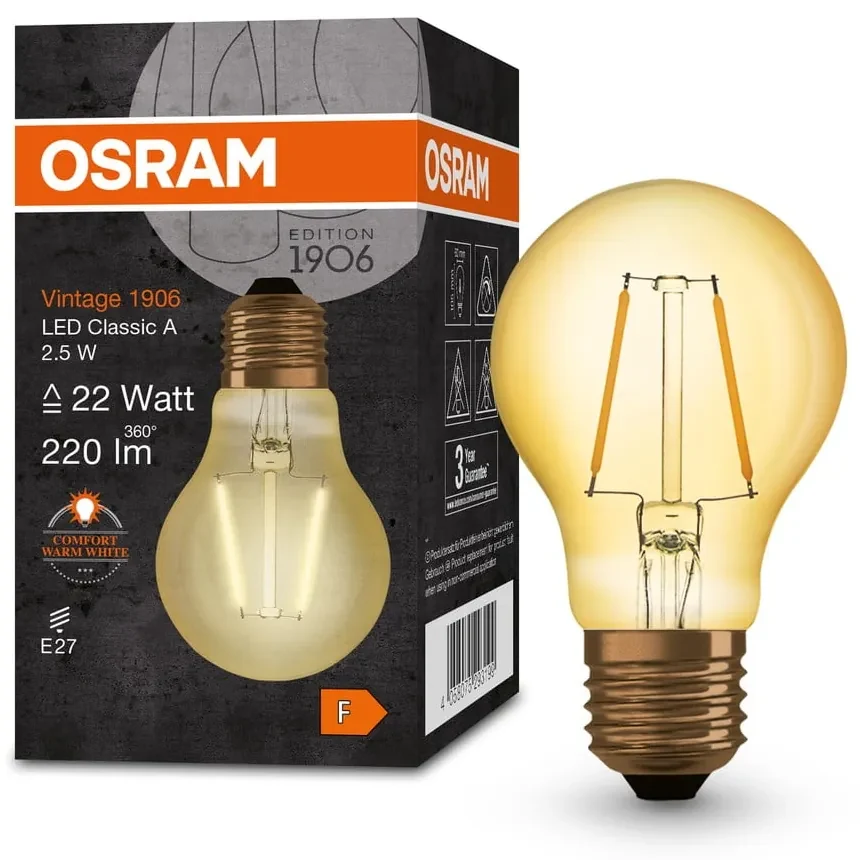 Teplá LED žiarovka E27, 2,5 W - Candellux Lighting