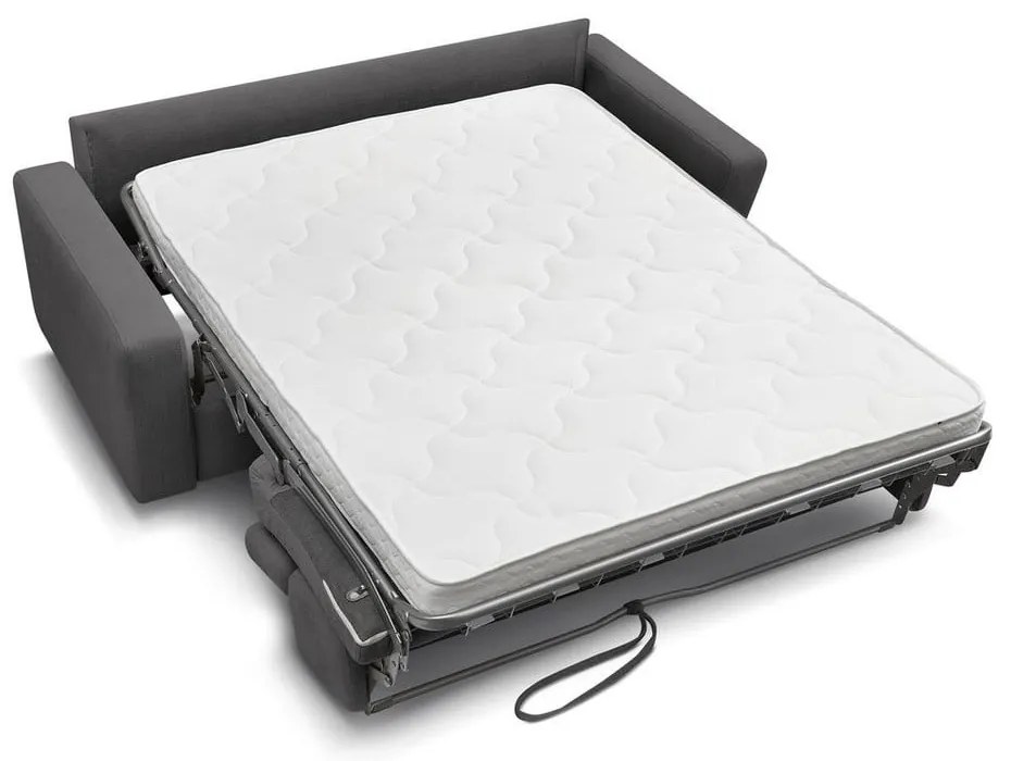 Tmavosivá rozkladacia pohovka 195 cm Monaco – Bobochic Paris