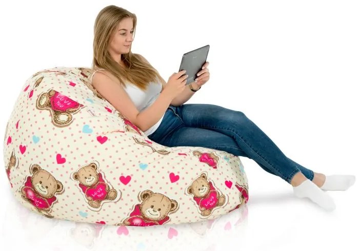 Sedací vak BAG Sako Design Macko Veľkosť: XXL