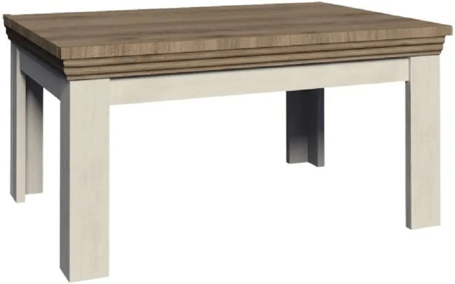 Jedálenský rozkladací stôl, sosna nordická/dub divoký, ROYAL ST