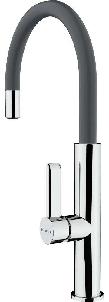 TEKA FOT 995 ST páková drezová batéria, výška výtoku 243 mm, chróm/Stone Grey, 116030046