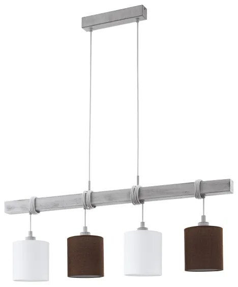 Eglo 55206 - LED luster na lanku TOWNSHEND 4xE27/60W/230V