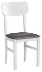 Jedálenská stolička Leo 3 Biela Tkanina 3B