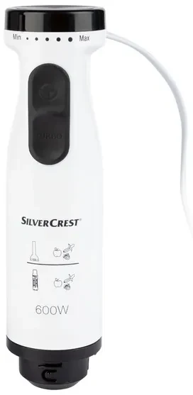 SILVERCREST® KITCHEN TOOLS Tyčový mixér so šľahačom SSSM 600 A1 (100343910)