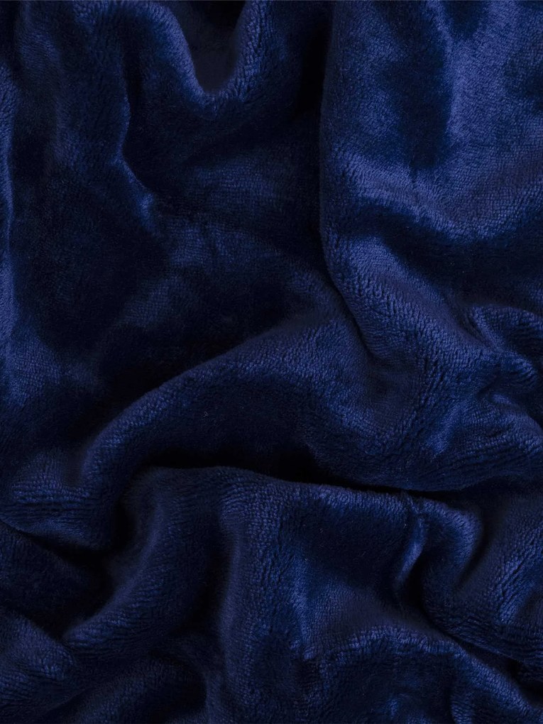 Predĺžené obliečky mikroplyš Exclusive – Laura tmavo modrá