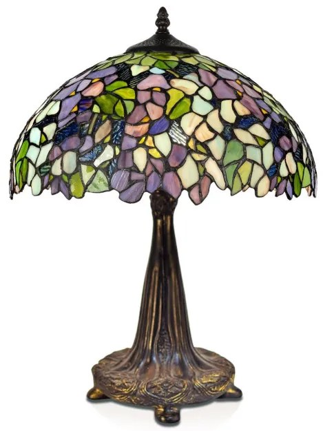Lampa do obývačky Tiffany Ø36*46 kolekcia AMAZONIT
