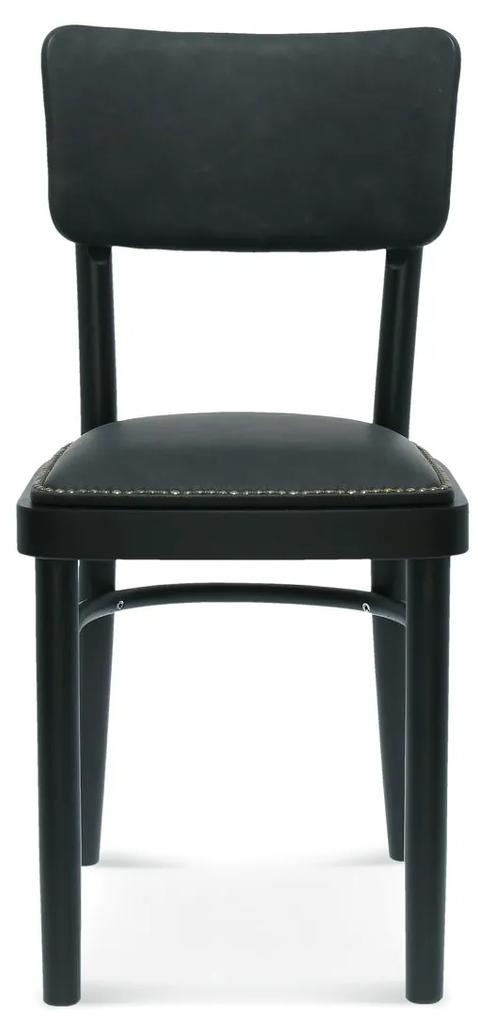 FAMEG Novo - A-9610/6 - jedálenská stolička Farba dreva: buk štandard, Čalúnenie: koža L2