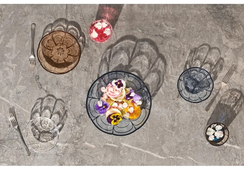 Svetlomodrá sklenená miska ø 23 cm Lily - Holmegaard